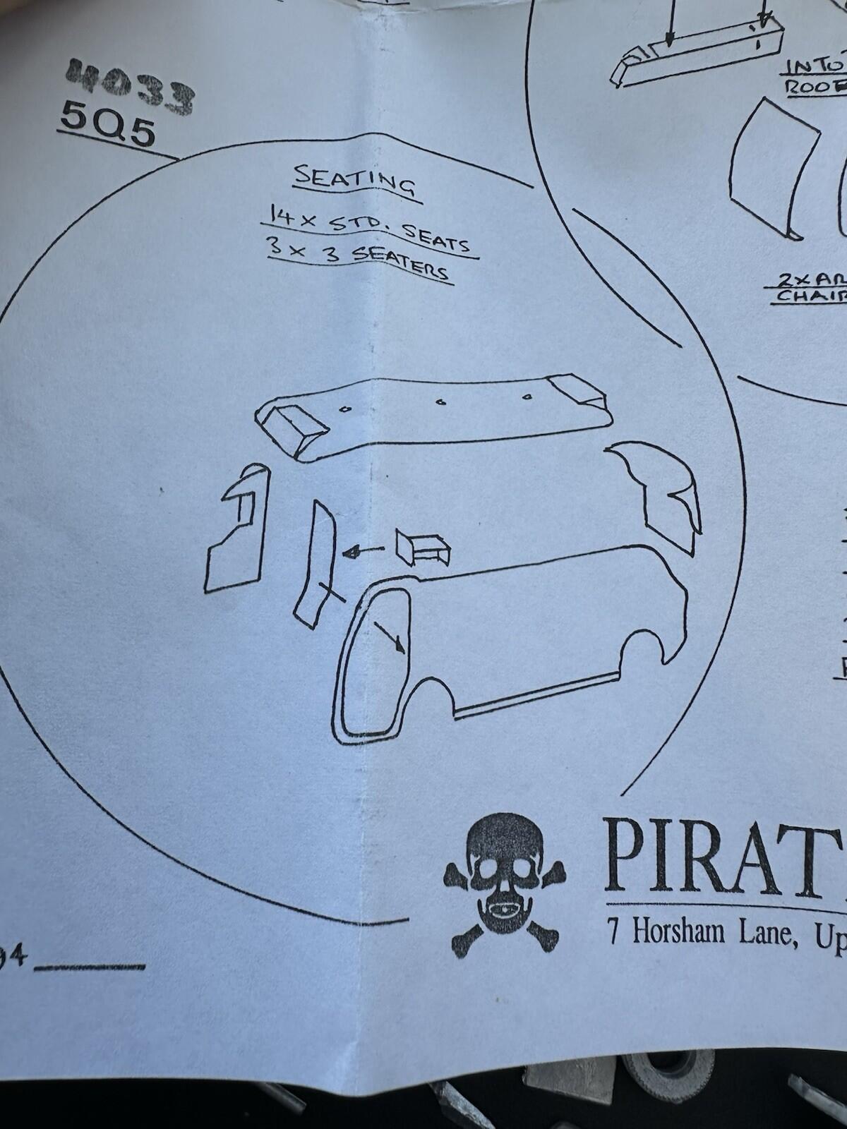 Pirate Models new old stock resin model 1/76 Dennis Lancet