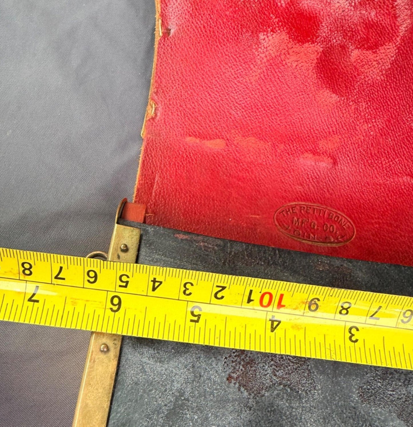 Antique IOOF Odd Fellows Pettibone Cartridge Box Crown Patriarchs Militant 19thC