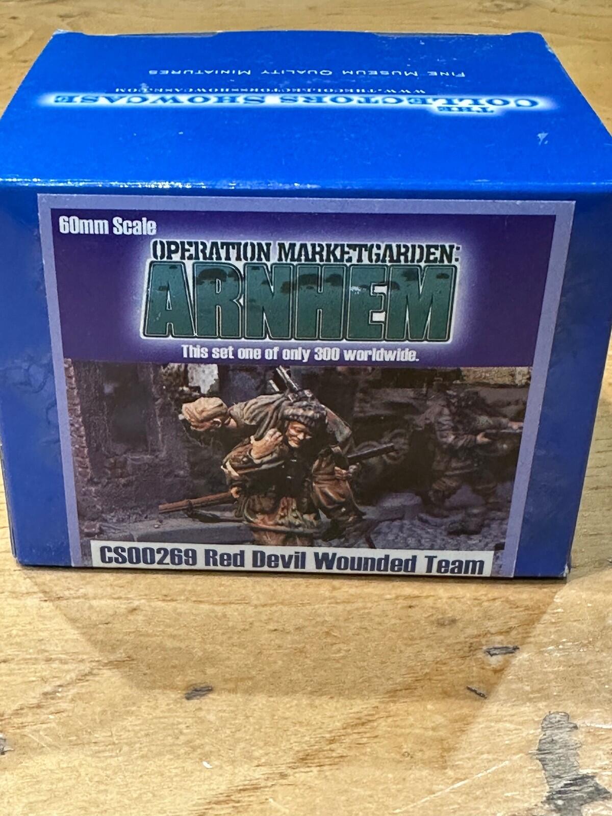 MARKET GARDEN WOUNDED RED DEVILS #CS00269 NEW COLLECTORS SHOWCASE MINIATURES