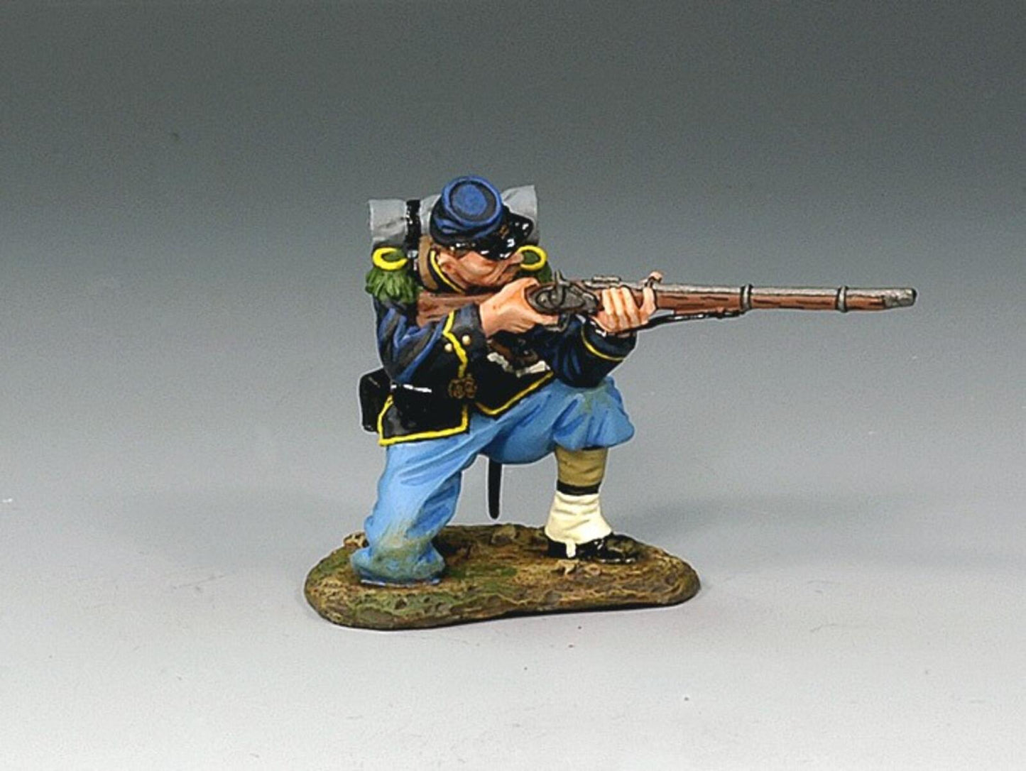 Civil War union Kneeling Firing CW28 1/30 King and country