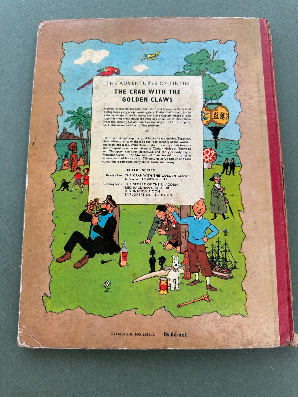 Tintin The Crab with the Golden Claws – First English Edition 1958 Methuen