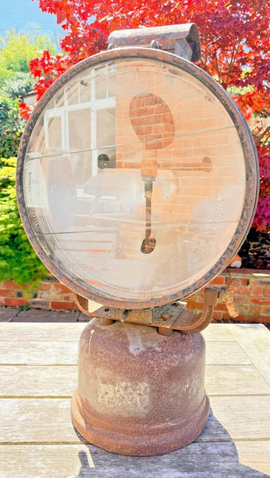 VINTAGE TILLEY FLOODLIGHT SEARCHLIGHT PARAFFIN LAMP LANTERN HENDON ww2 FL6
