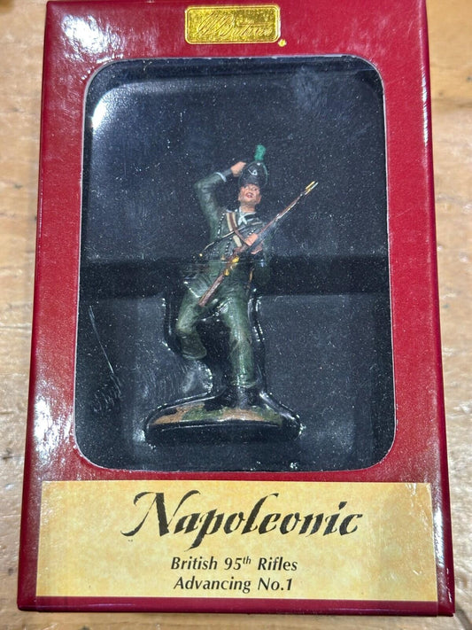 Napoleonic Britains toy soldiers #36054 British 95th rifles advancing  54mm NEW
