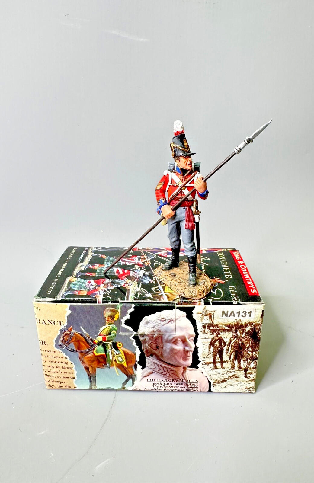 napoleonic NA 131 British with pike at ready new KING & COUNTRY