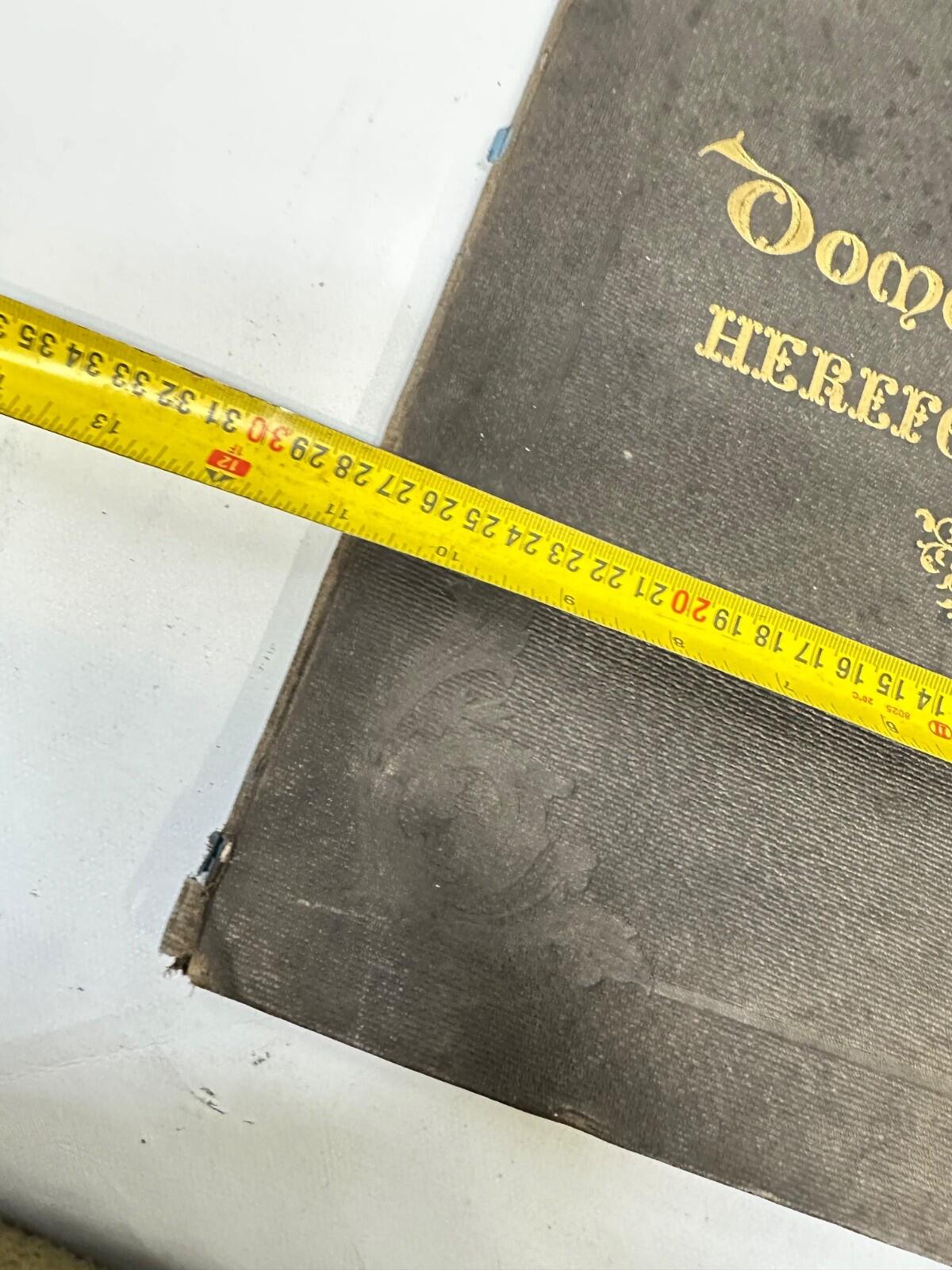 1862 Domesday Book Herefordshire – Ordnance Survey Facsimile –Herefordshire