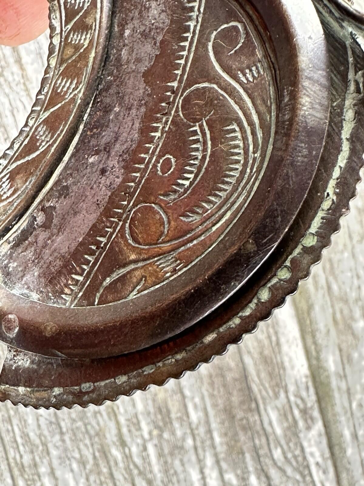 Kacip Betel Nut Cutter Sarota  19th C Decorated Bird Design Antique