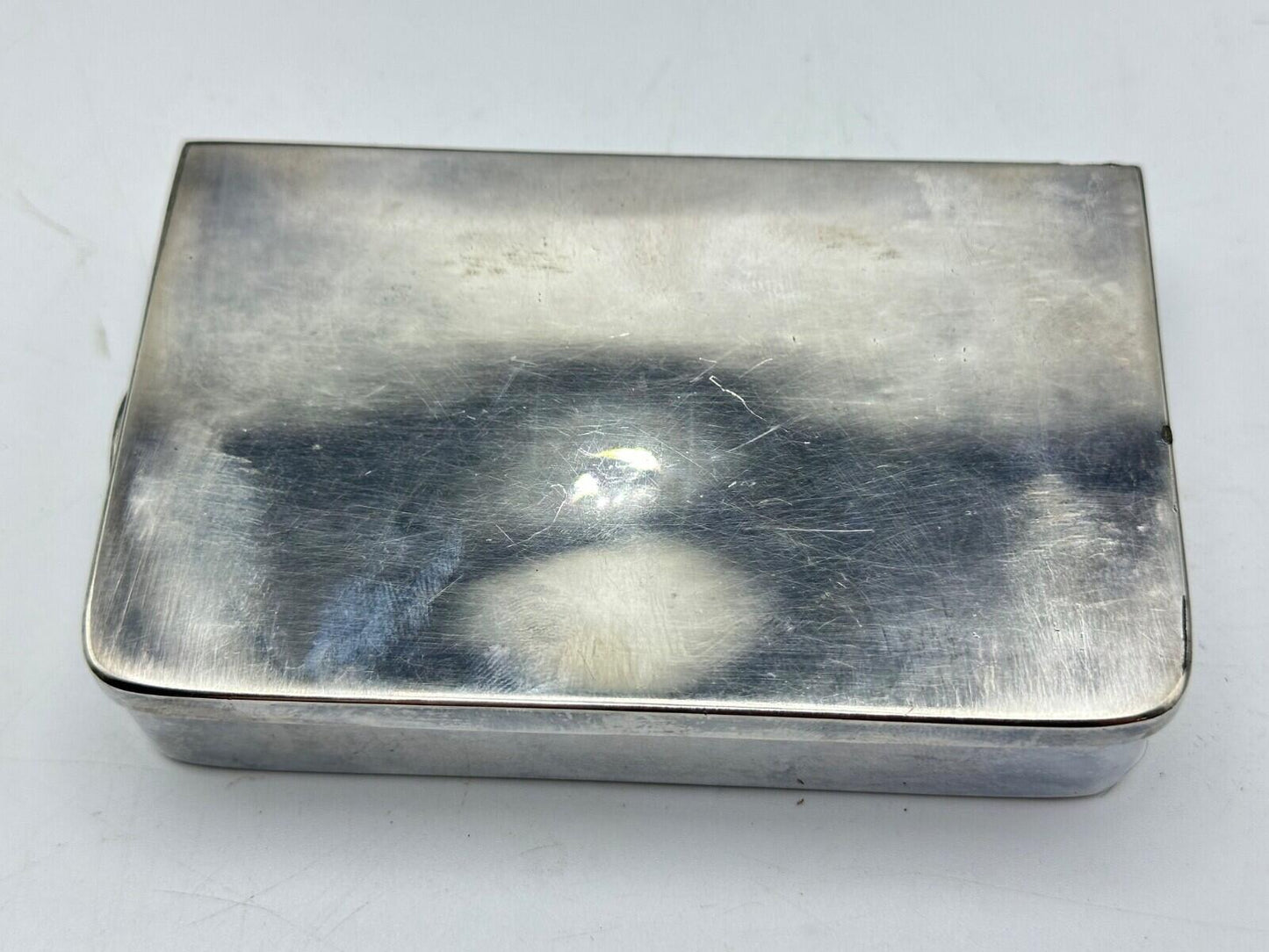 james Dixon Leather-Cased Saddle Fitting Sandwich Tin — Hunting Collectable