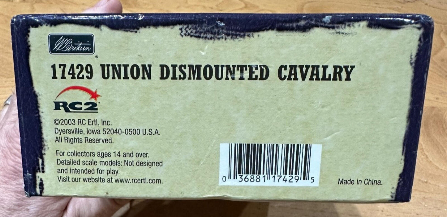 Britains AMERICAN CIVIL WAR #17429 UNION DISMOUNTED CAVALRY 54MM NEW