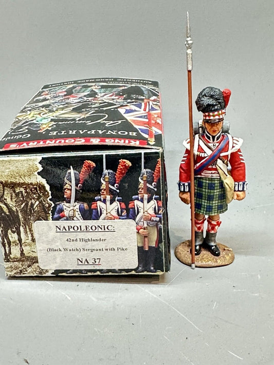napoleonic NA37 42nd HIGHLAND BLACK WATCH With Pike KING & COUNTRY new
