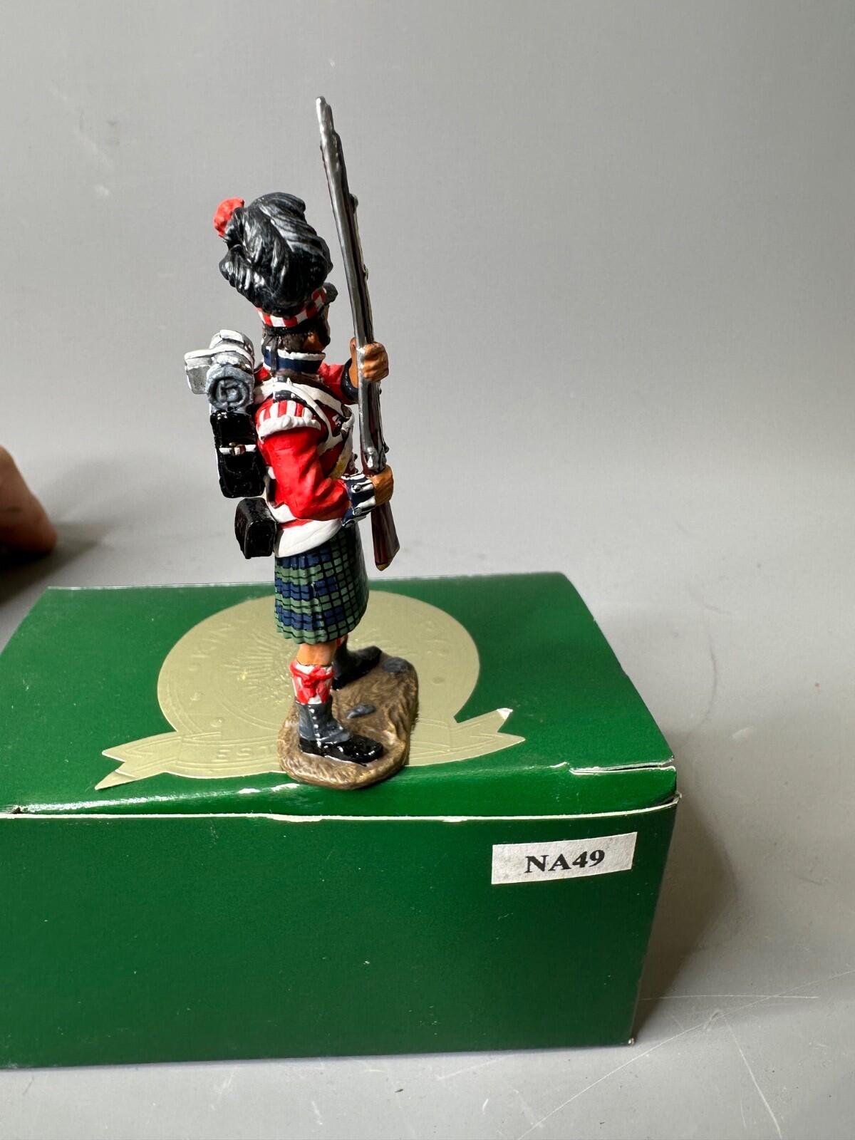 NAPOLEONIC na49 GORDON HIGHLANDERS black watch standing ready b KING & COUNTRY