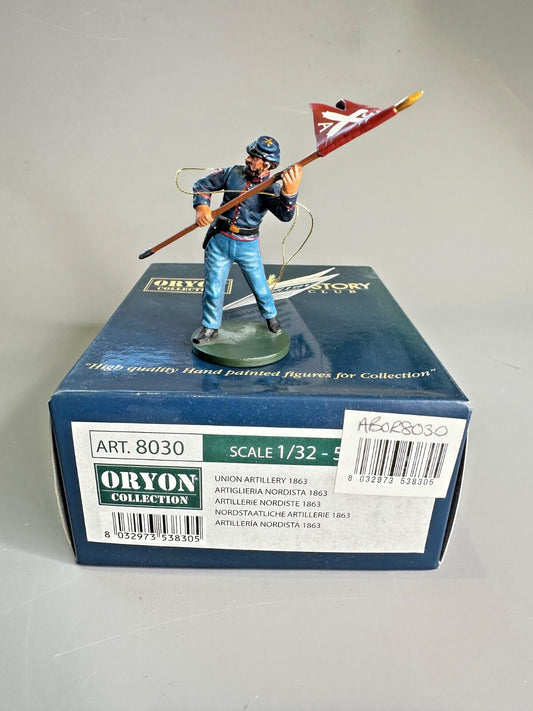 ACW Union artillery 1863  art 8030  hand painted 1/32 scale.ORYON SOLDIERS