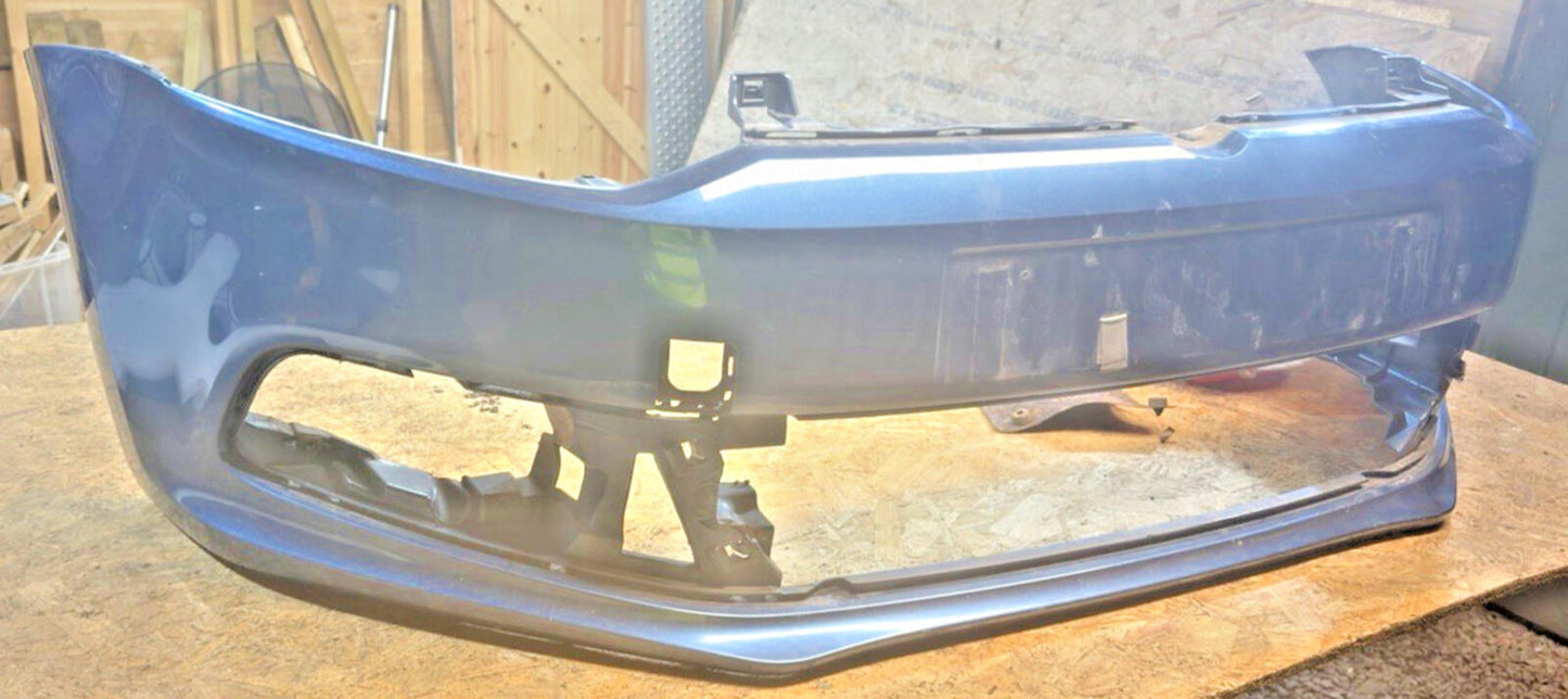 VW POLO 3 DOORS BLUE GT 2015 FRONT BUMPER USED GENUINE