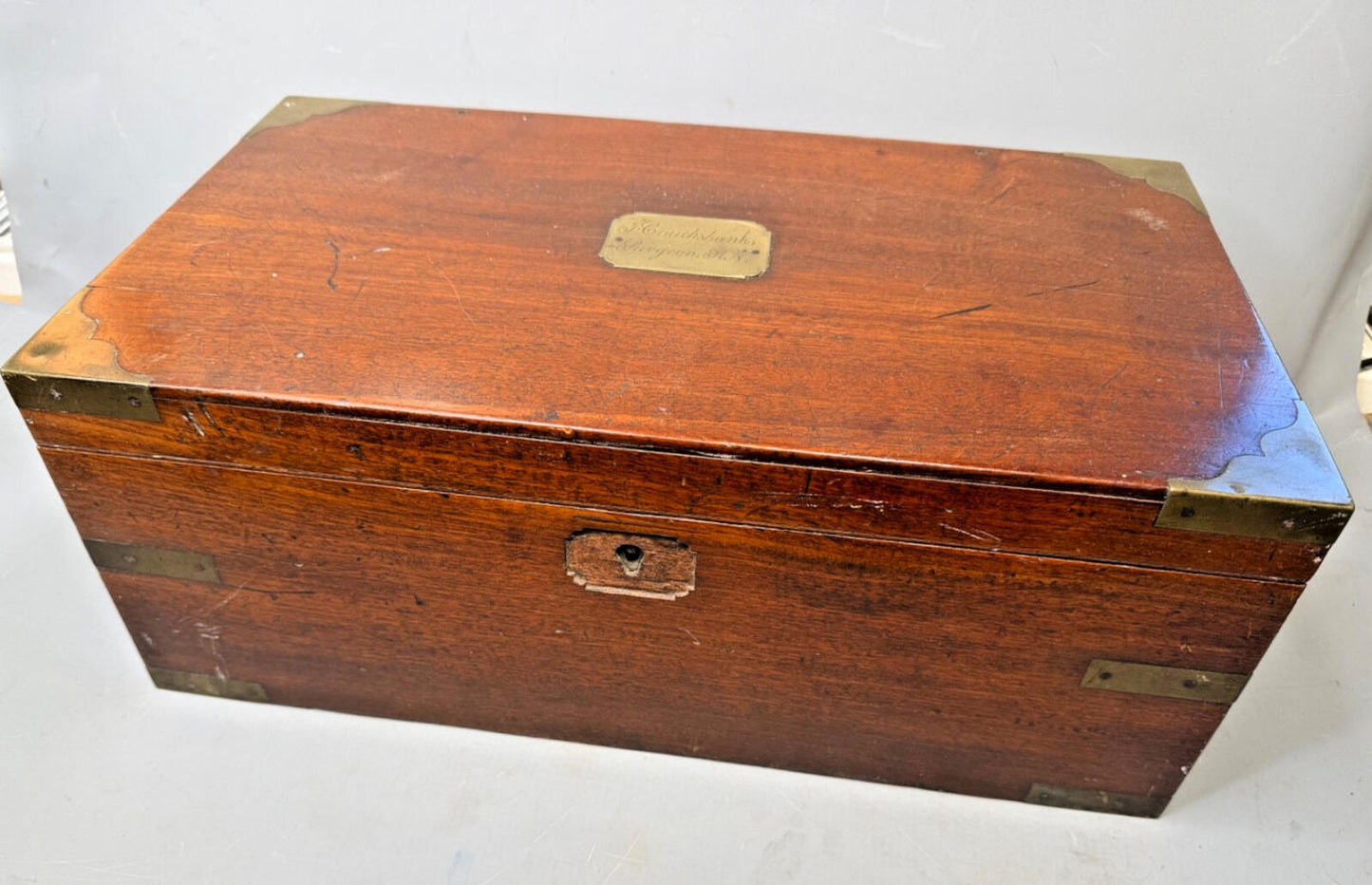 Georgian Campaign Writing Box Cruickshank Royal Navy Surgeon Letters Archive Lot