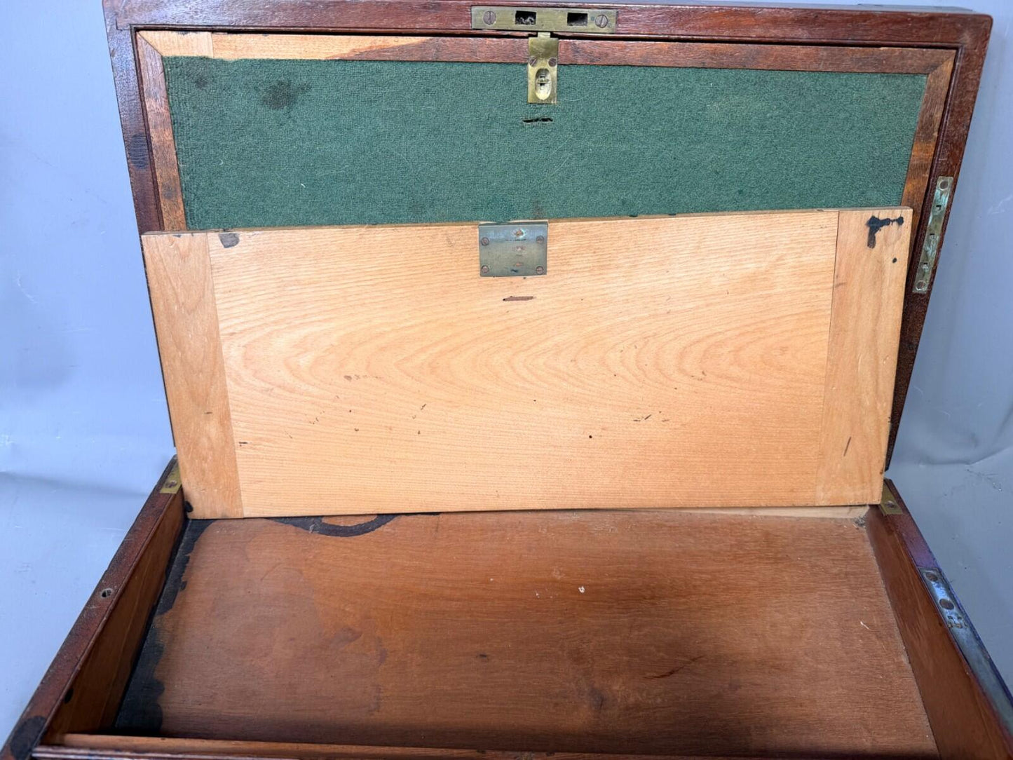 Georgian Campaign Writing Box Cruickshank Royal Navy Surgeon Letters Archive Lot