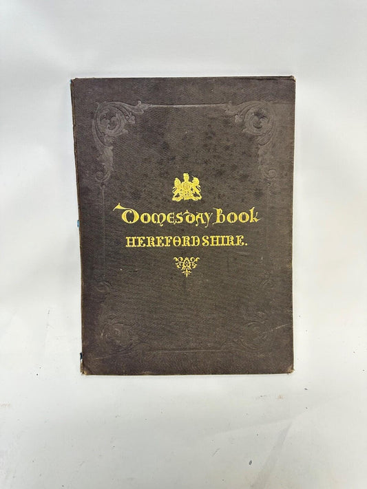 1862 Domesday Book Herefordshire – Ordnance Survey Facsimile –Herefordshire