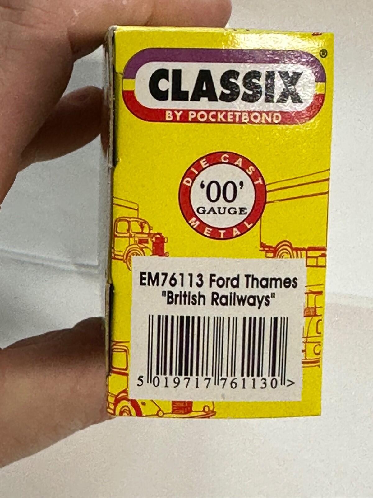 1/76 00 scale model FORD THAMES ET6 PANEL VAN BRITISH RAIL   EM76113