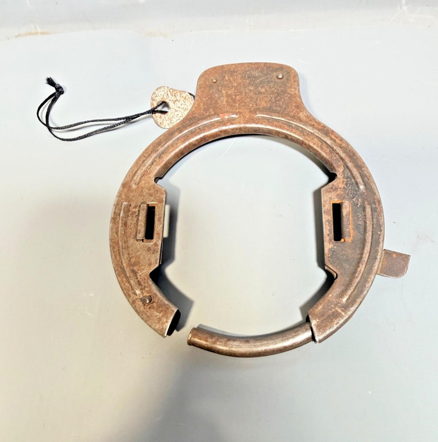 Vintage bike lock ballon tyre 1920's TOWER SUPER Germany with key working