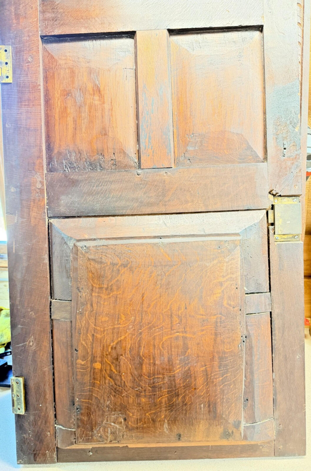 Rare 17th / Early 18th Century Hand Carved Oak Cabinet Doors Gothic Renaissance