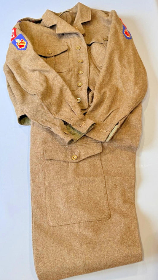 1956 British Army 1949 Pattern Battle Dress Royal Artillery Captain Uniform B