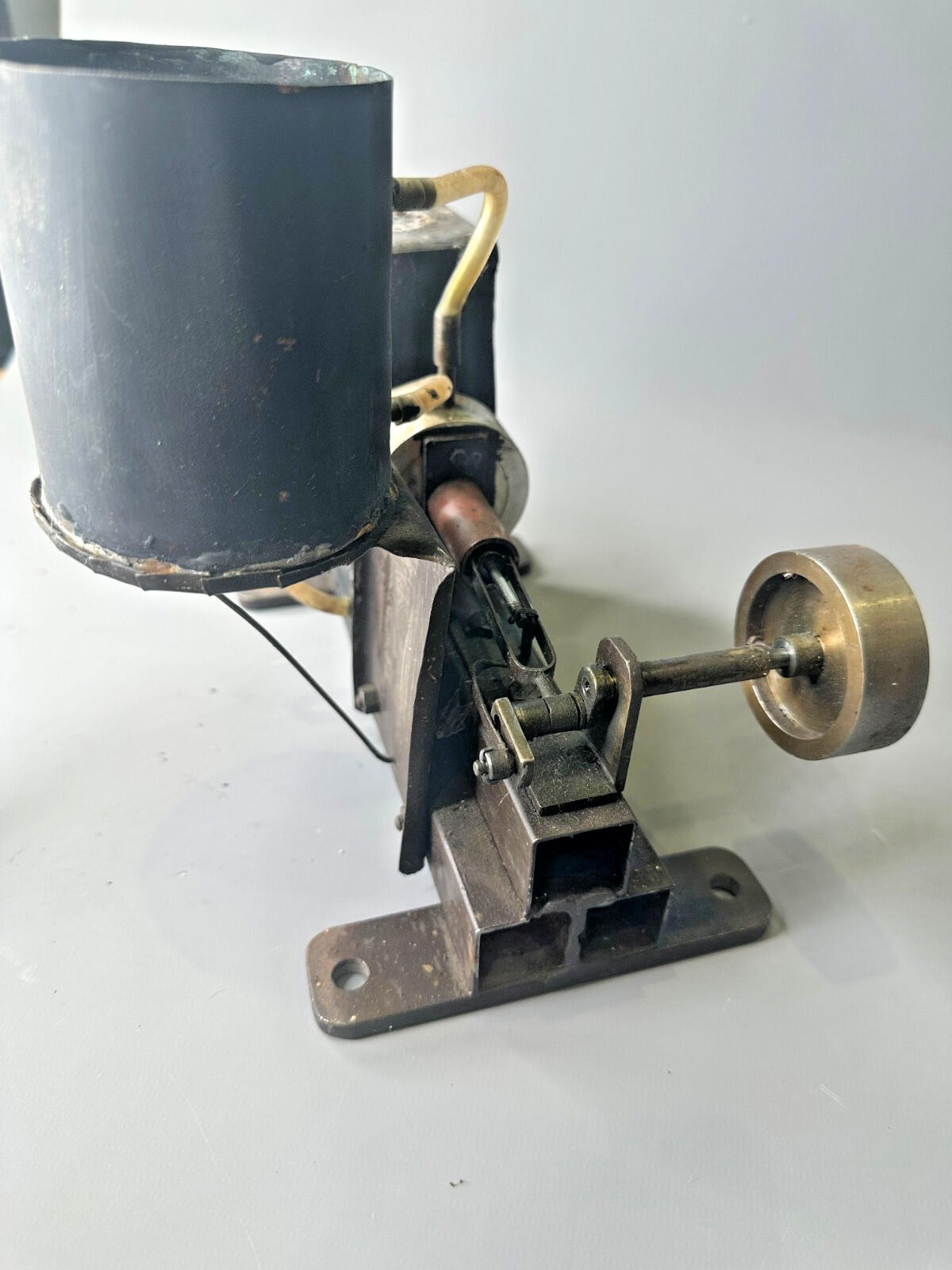HOT AIR STIRLING Like LIVE STEAM horizontal engine hand made used