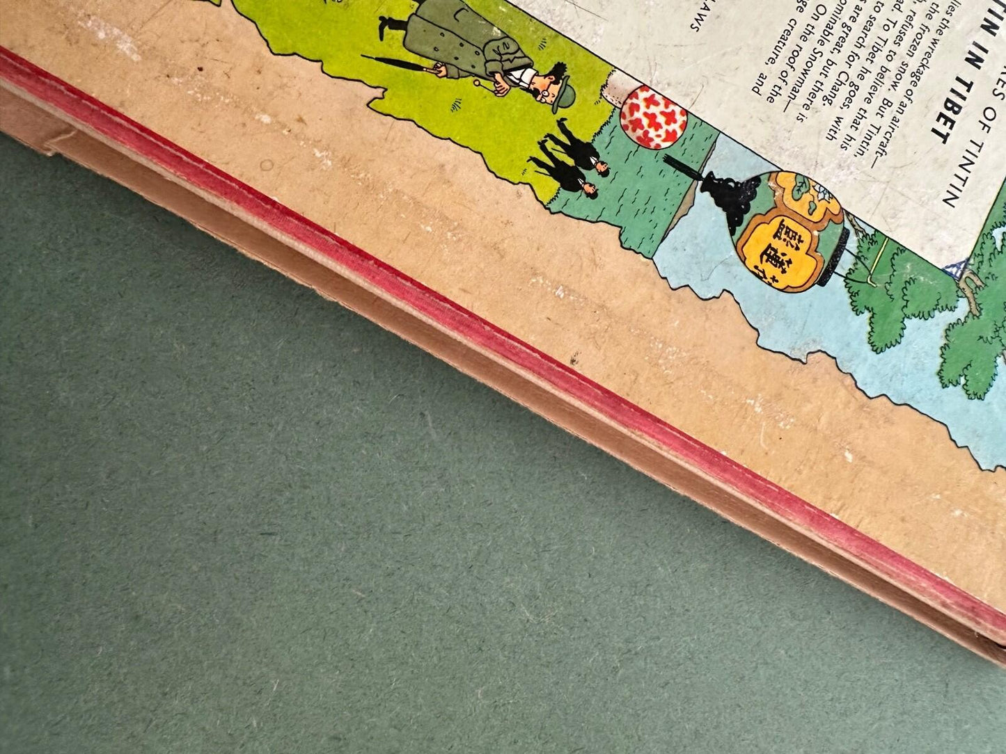 Tintin in Tibet – First English Edition 1962 Methuen – Hergé – Worn Copy