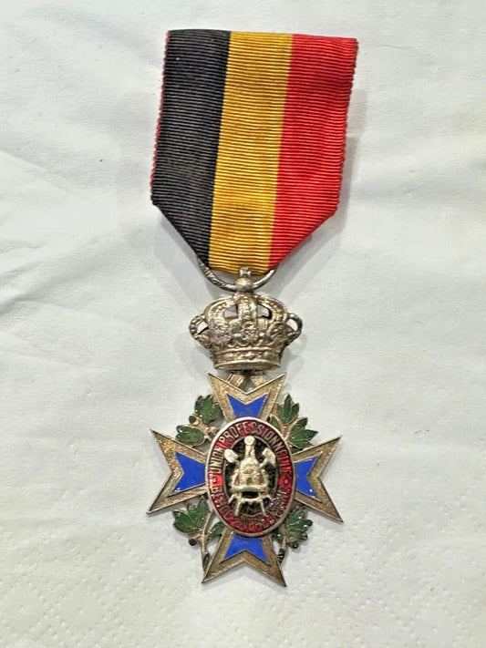 Belgian Mutuality 2nd Class Medal (Mutualité 2ème Classe) — Original Ribbon B
