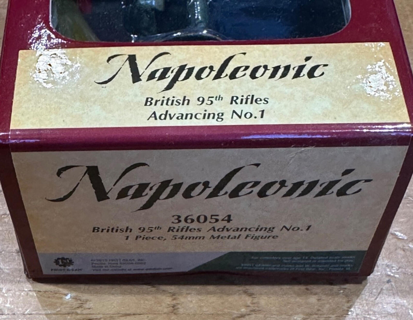Napoleonic Britains toy soldiers #36054 British 95th rifles advancing  54mm NEW