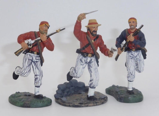 W Britains AMERICAN CIVIL WAR #00280 REGIMENTS LOUISIANA TIGERS. NEW OLD STOCK