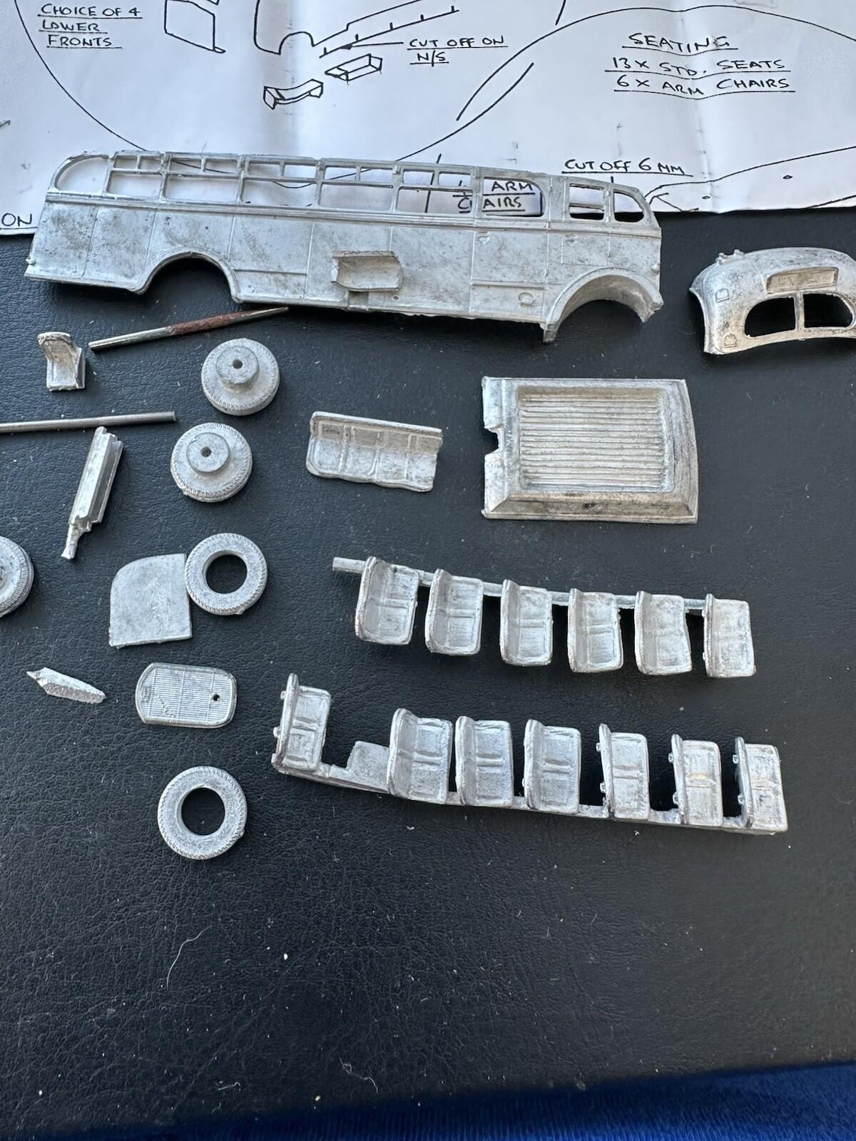Pirate Models  new old stock resin model 1/76 Dennis Lancet