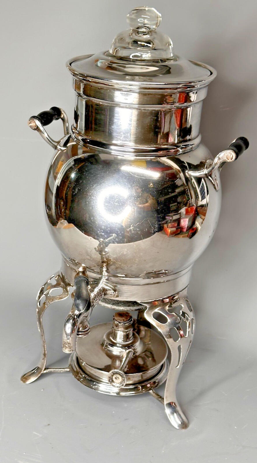 antique Coffee Percolator, Frary & Clark Antique 'Universal' w/ Burner