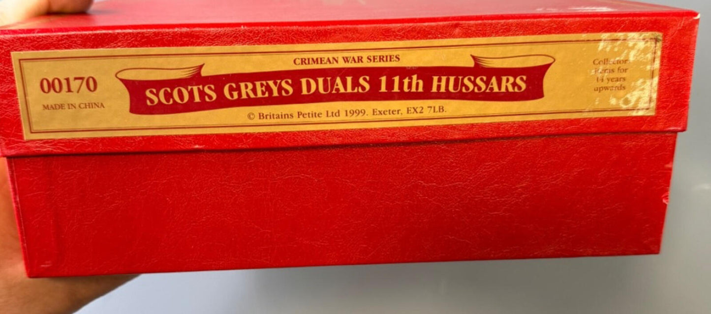 Britains Scots Greys 11th Hussars Duel Crimean War Set 00170 Boxed