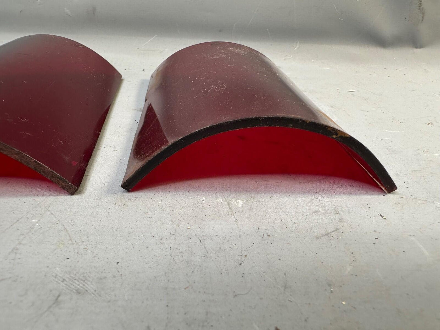 Vintage Railway hand Signal Red PLASTIC  Lamp Panels  Job Lot BR, GWR,LMS