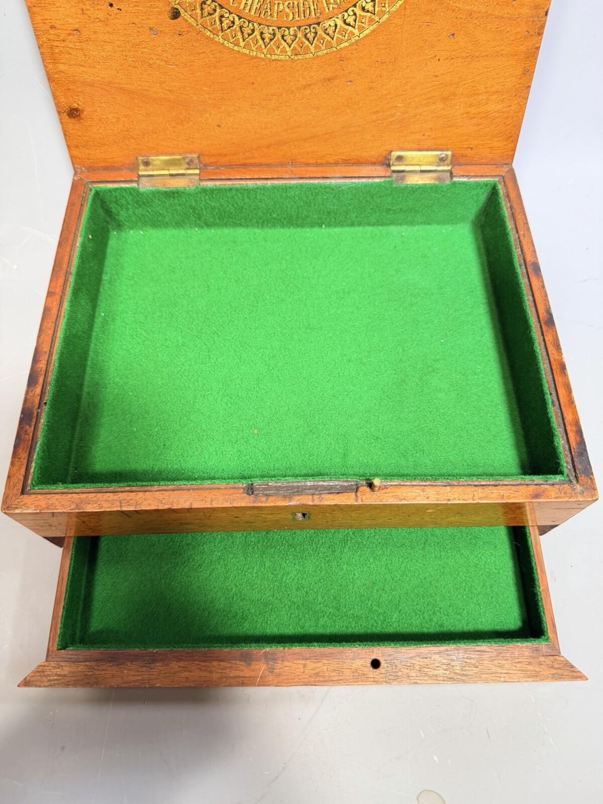 Reeves & Son Cheapside Mahogany Artist Paint Box Victorian Upcycle 19th C