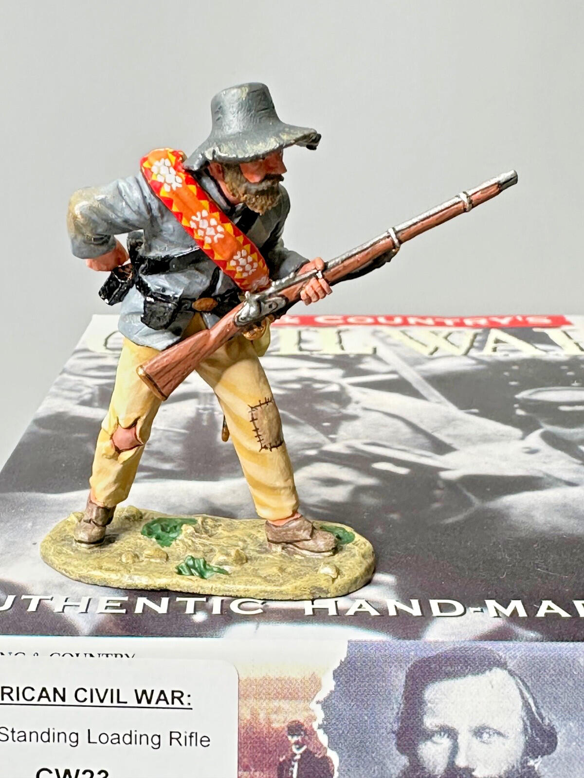 ACW CW23 Rebel standing loading rifle American civil war new King and country
