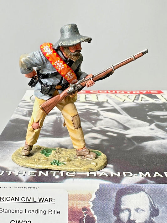 ACW CW23 Rebel standing loading rifle American civil war new King and country