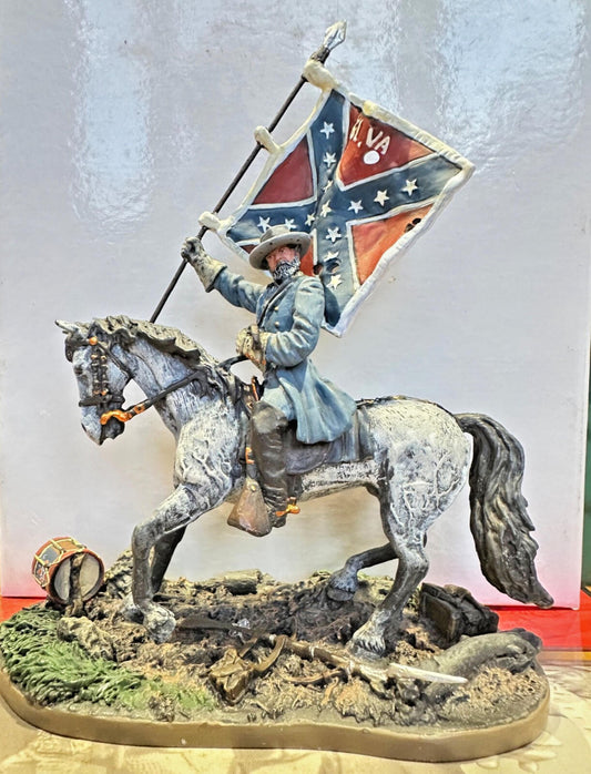 American Civil War #acw57177 LEE INDOMITABLE mounted general lee nos 1/30 CONTE