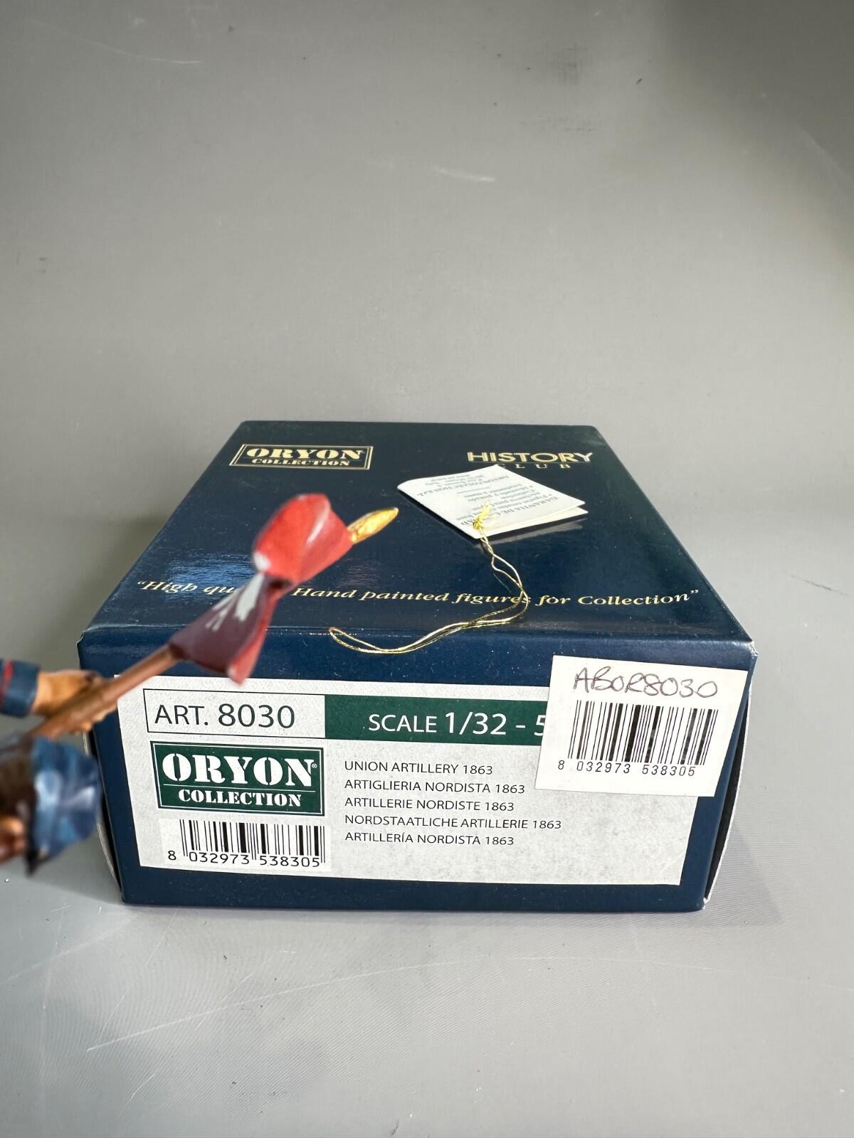 ACW Union artillery 1863  art 8030  hand painted 1/32 scale.ORYON SOLDIERS