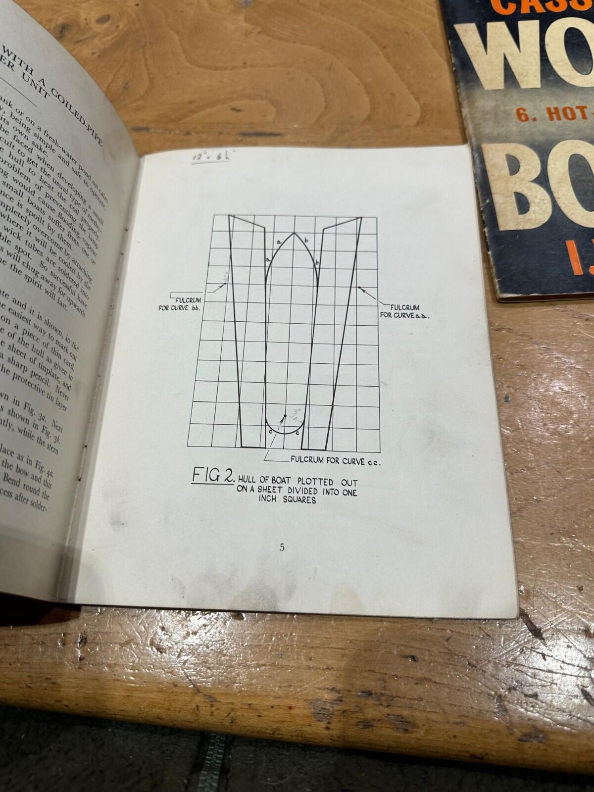 Steam Power Boats & Hot-Air Engines I.W. Green Cassell’s Work Books No. 5 & 6 –