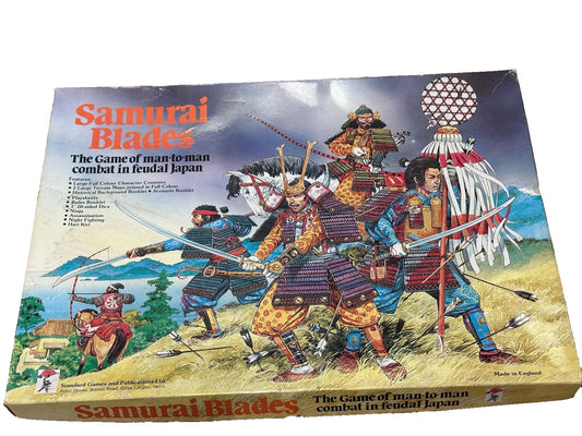 Samurai Blades by  Standard Games unplayed missing the dice super condition 1981