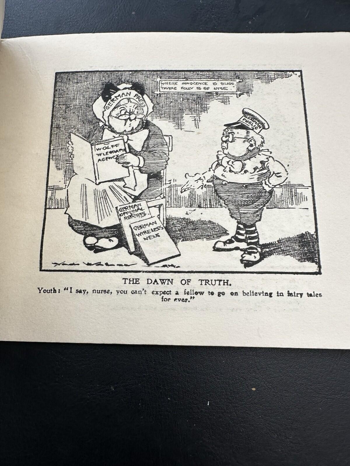 Daily Graphic Special War Cartoons Great WWI 1915 Booklet 23 Cartoons