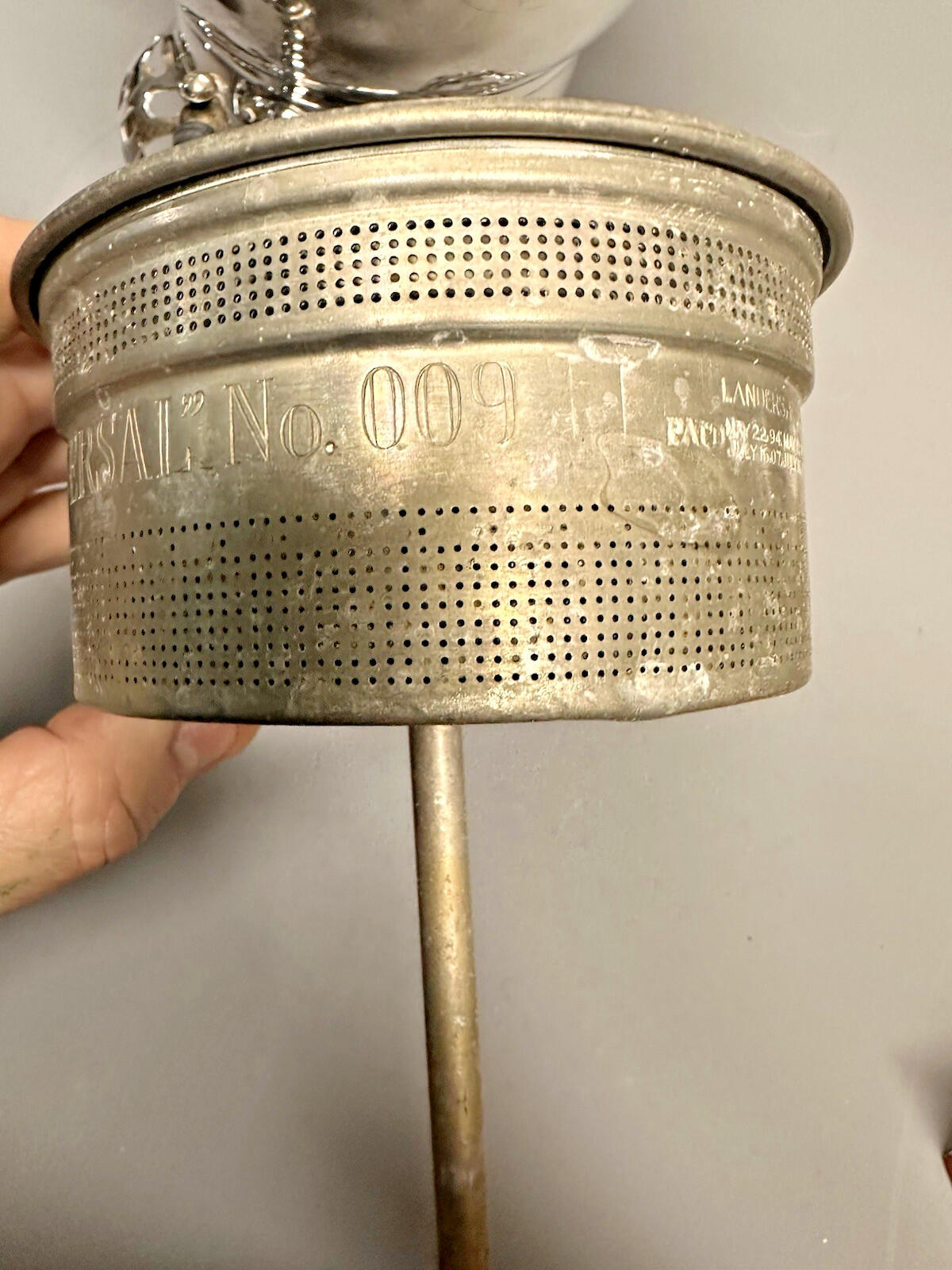 antique Coffee Percolator, Frary & Clark Antique 'Universal' w/ Burner