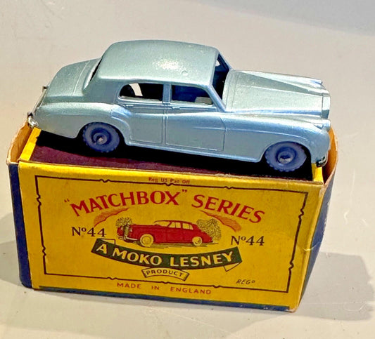 MATCHBOX SERIES A Moko Lesney product #44 ROLLS ROYCE SILVER CLOUD  MINT BOXED