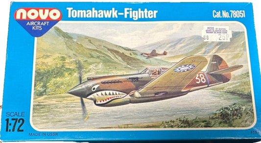 NOVA  TOMAHAWK  1/72nd Model kit New Old Stock TOMAHAWK  FIGHTER F78051