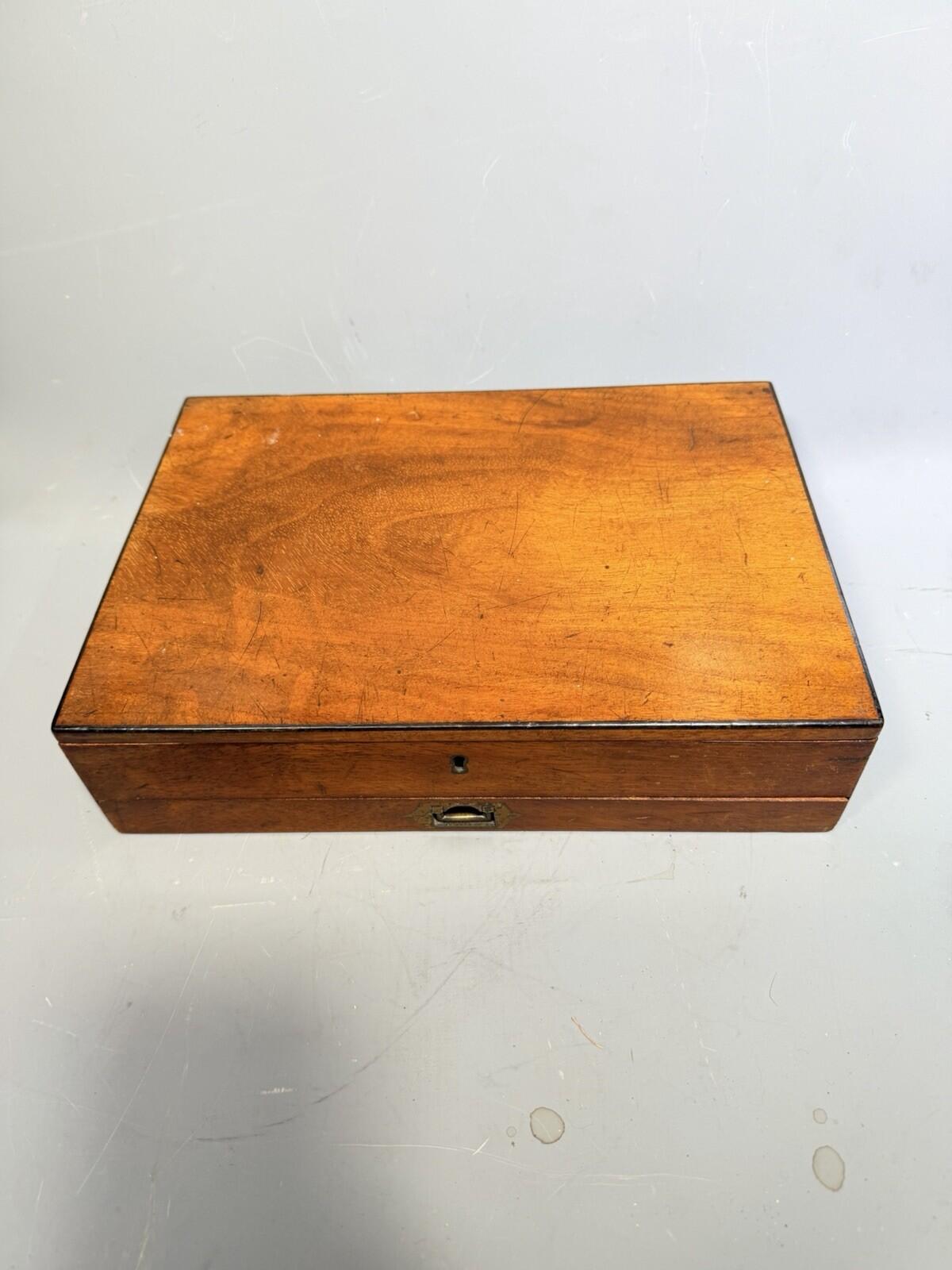 Reeves & Son Cheapside Mahogany Artist Paint Box Victorian Upcycle Early 20th C