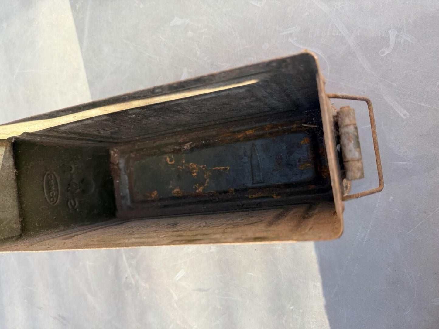 WW2 US Army 30 Cal Canco Ammo Tin genuine item