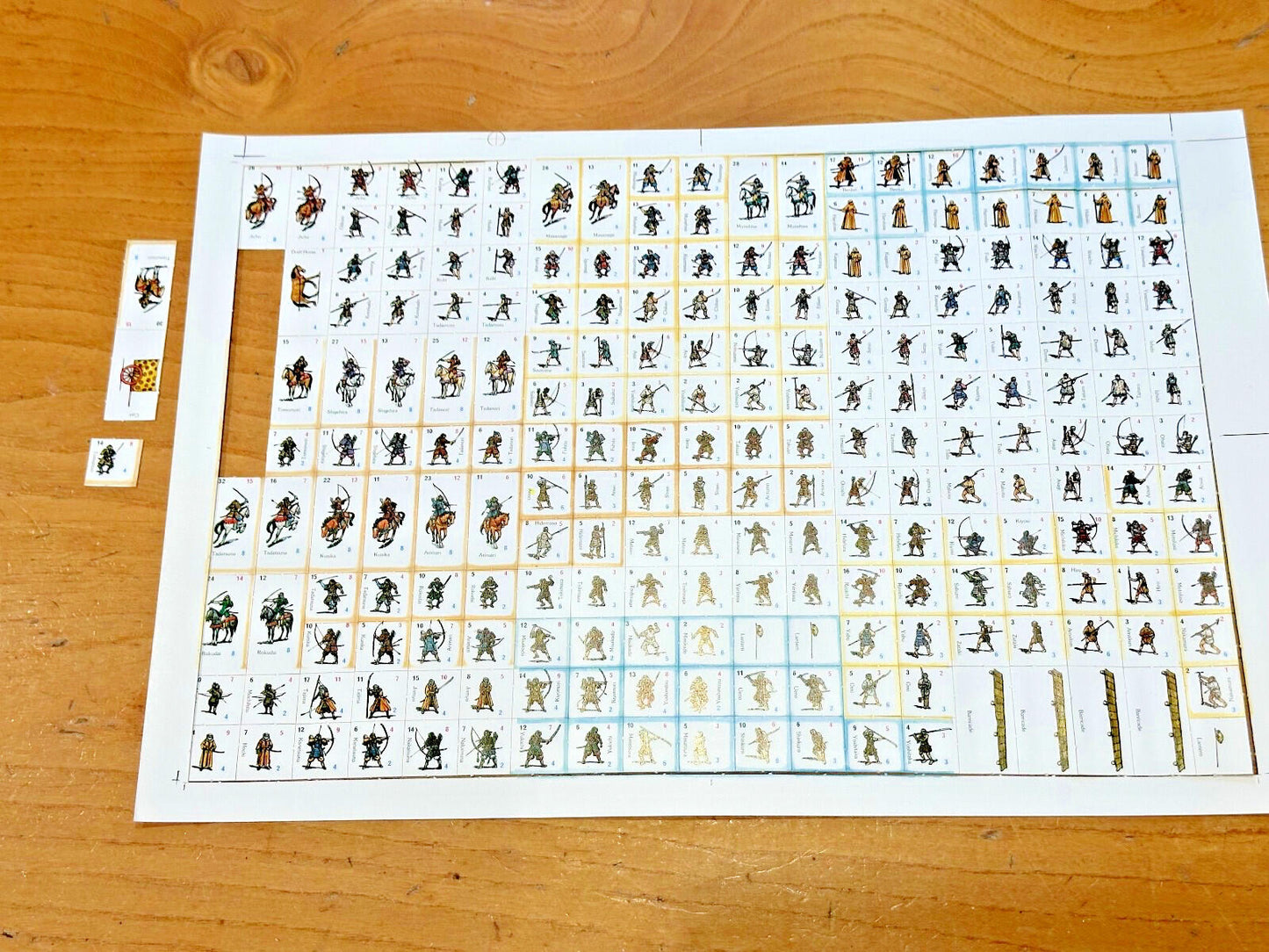 Samurai Blades by  Standard Games unplayed missing the dice super condition 1981