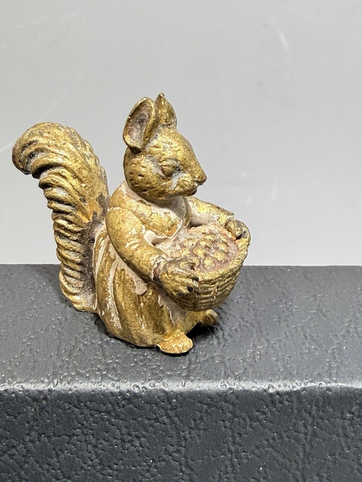 Goody Tiptoes Miniature Cold Painted Bronze Figure - Unsigned - Beatrix Potter