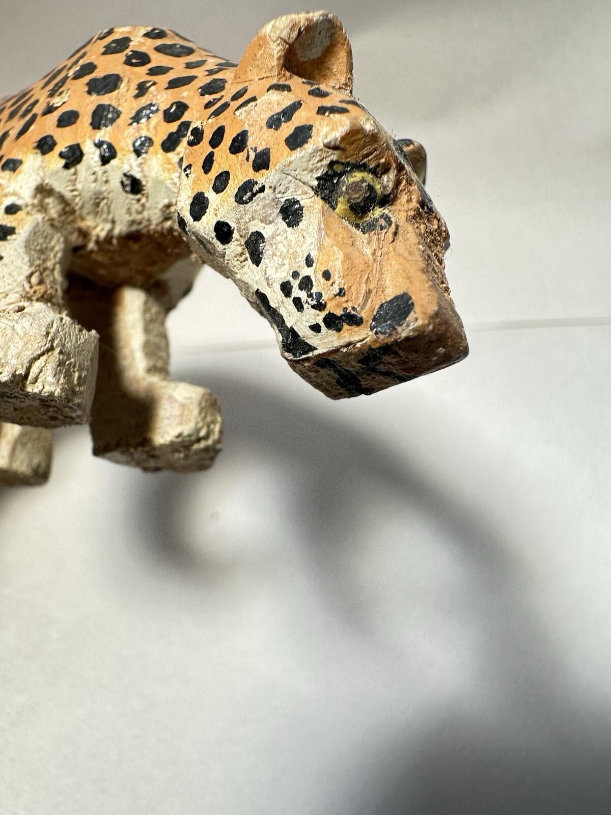 Forest Toys of Brockenhurst: Leopard Drinking Very Rare Frank Whittington -