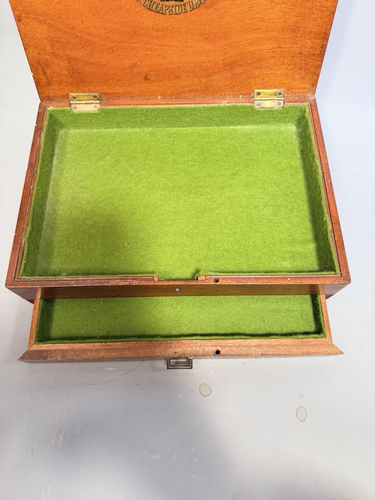 Reeves & Son Cheapside Mahogany Artist Paint Box Victorian Upcycle Early 20th C