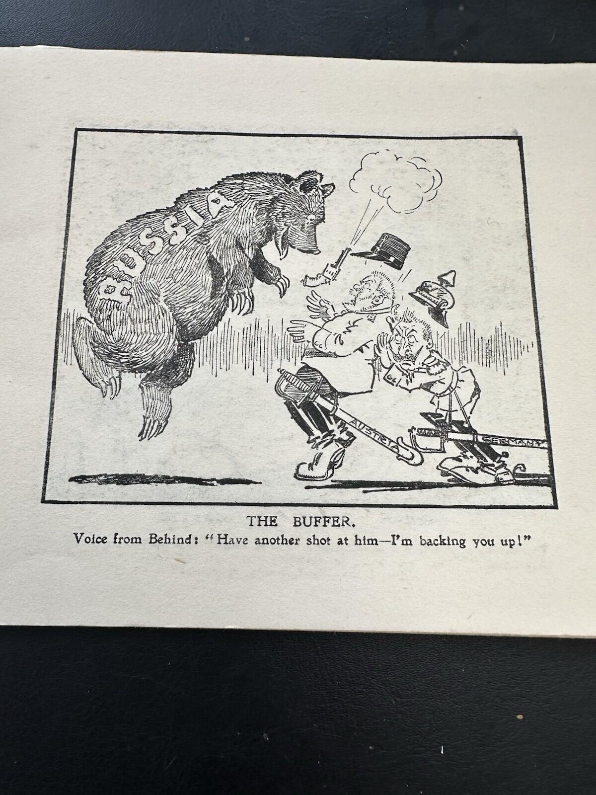 Daily Graphic Special War Cartoons Great WWI 1915 Booklet 23 Cartoons